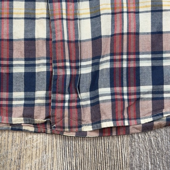 Polo Ralph Lauren Shirt Men's X-Large XL Red Plaid Short Sleeve Button Down Pony - Picture 3 of 12